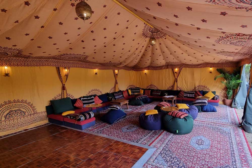 Araibian Tent with dancefloor