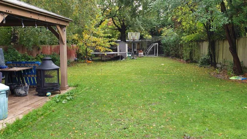 Attentive Events conducting a site visit for a wedding marquee in Moseley.