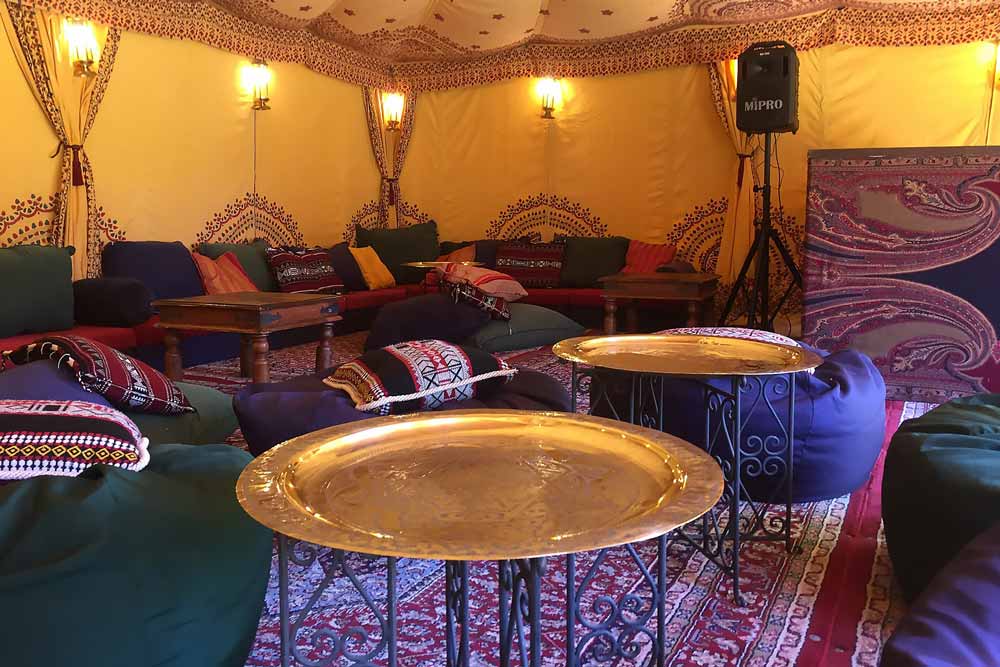 Polished Brass Coffee Tables - Elevating Event Decor with Opulence