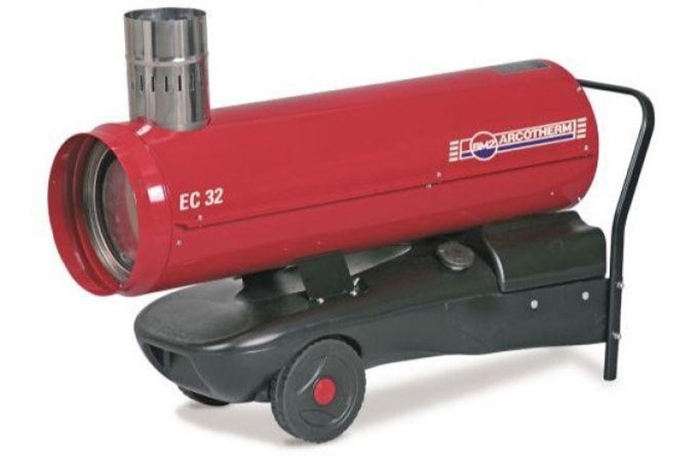 An EC32 Arcotherm Indirect diesel marquee heater