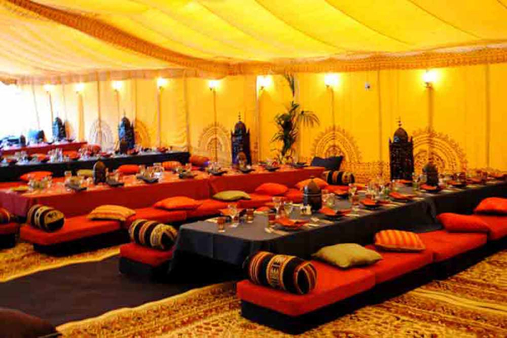 Low-Level Ottoman Banqueting Table - Perfect for Intimate Gatherings