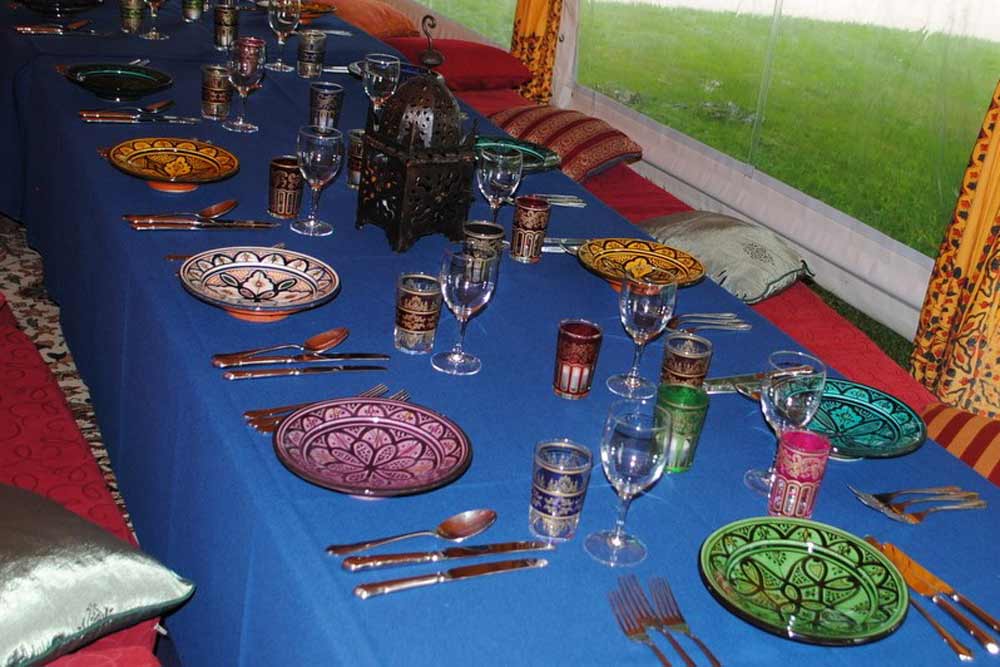 Ottoman Table Setting - Elegant Middle Eastern Decor