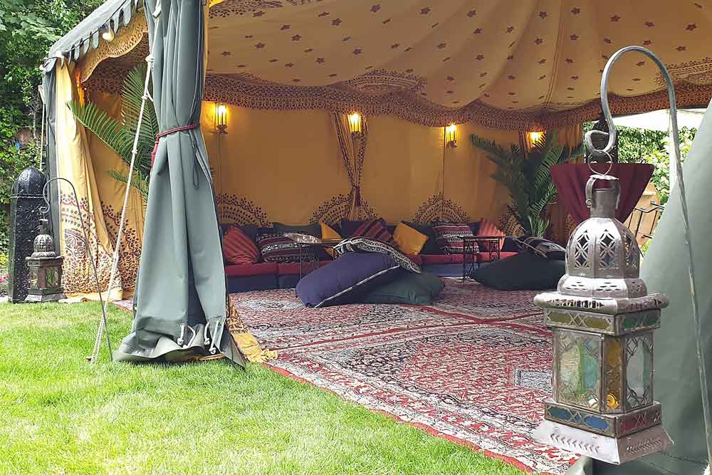 Decorative Iron and Glass Pole Lanterns - Adding a Touch of Charm