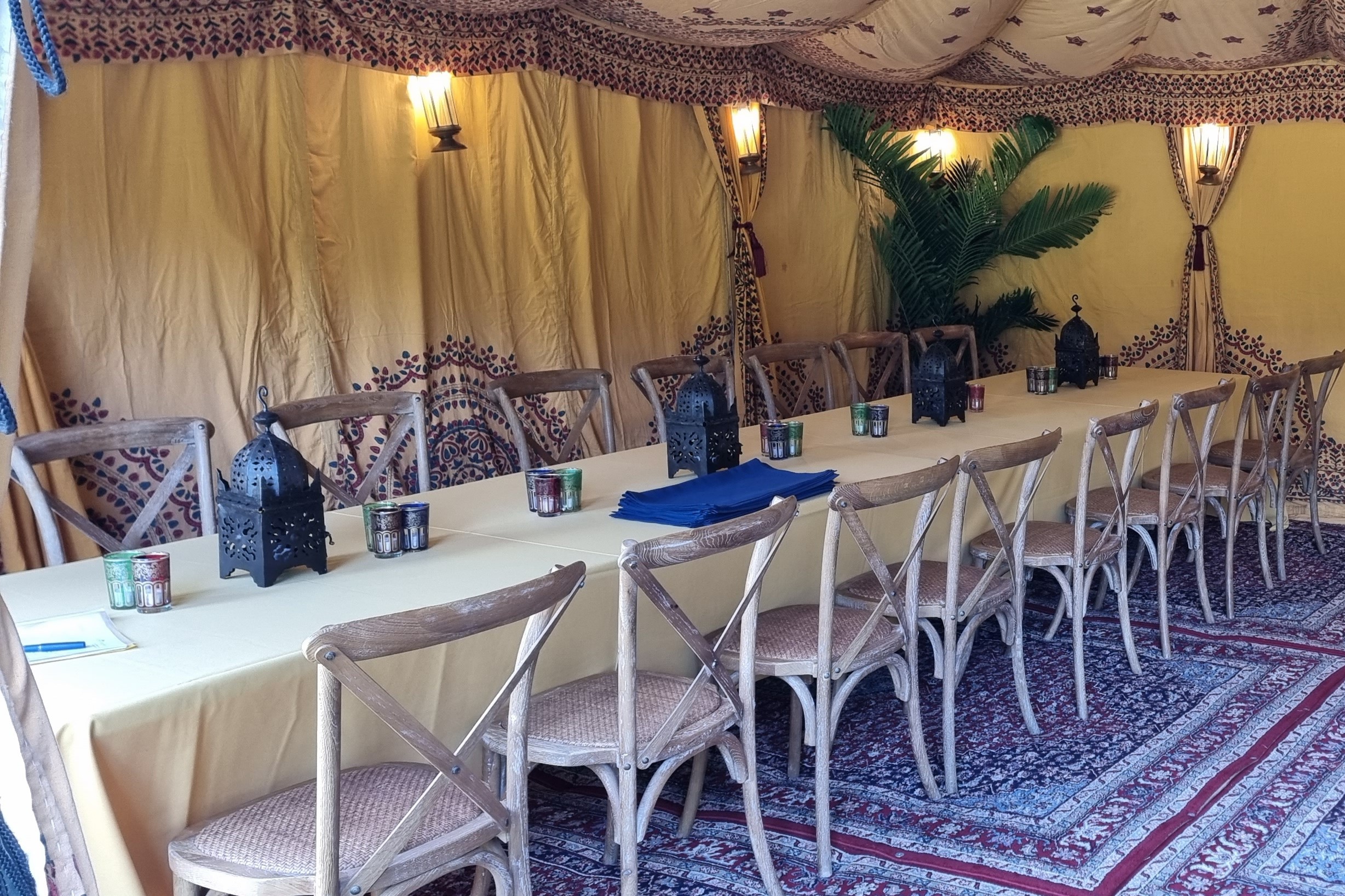 Table Décor - Small Iron Candle Lanterns - Moroccan Tea Lights