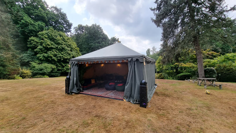 A small Arabian 18th birthday tent in Reading.