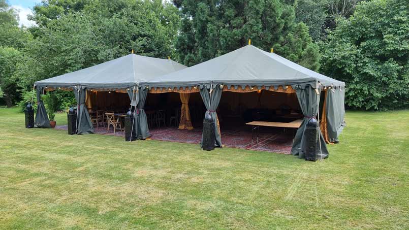 A 9x12m Wedding anniversary party tent